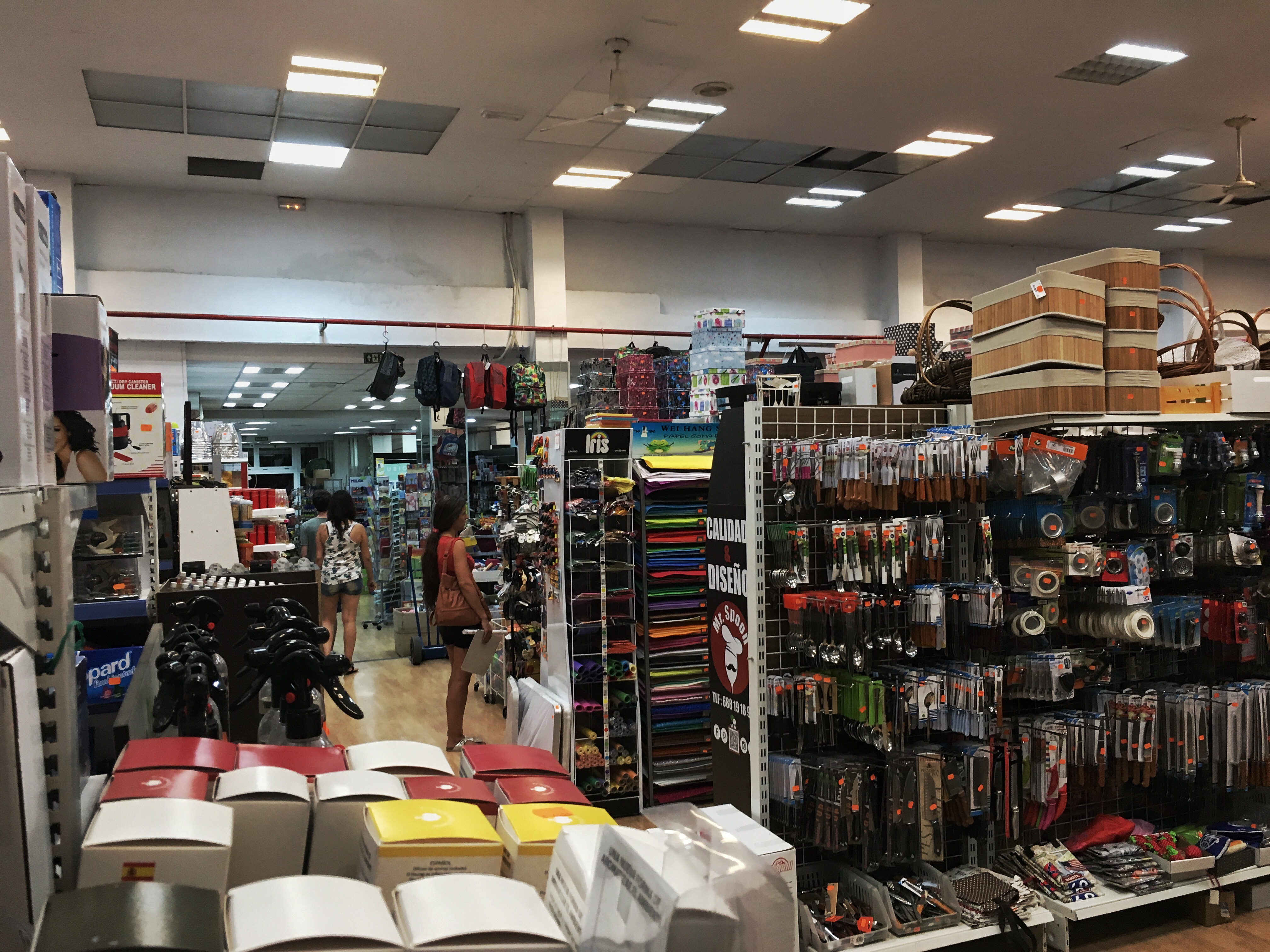 Inside one of the multi purpose asia stores