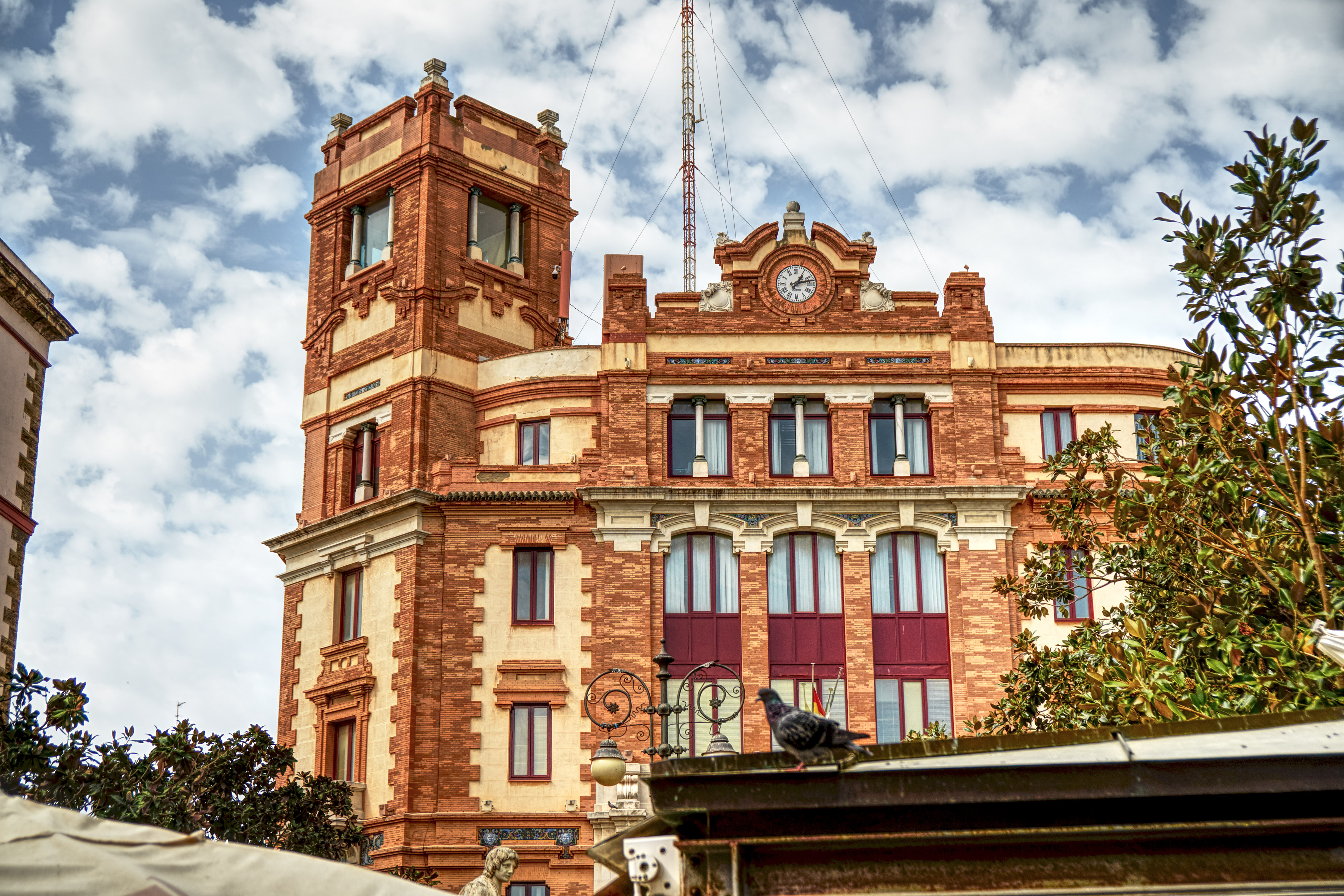 The city's telecom office, a very nice building