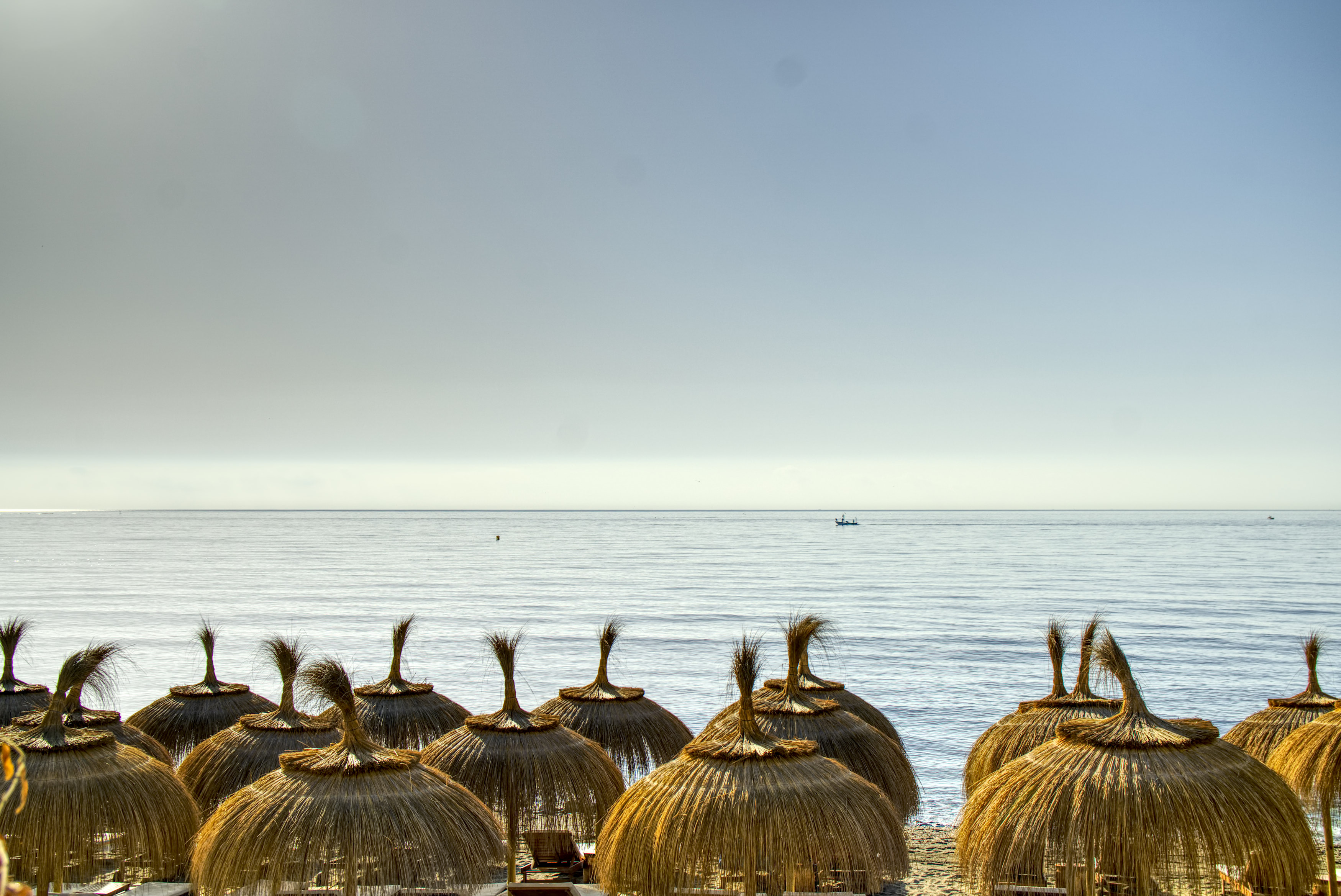 The sea, from Marbella's Beach