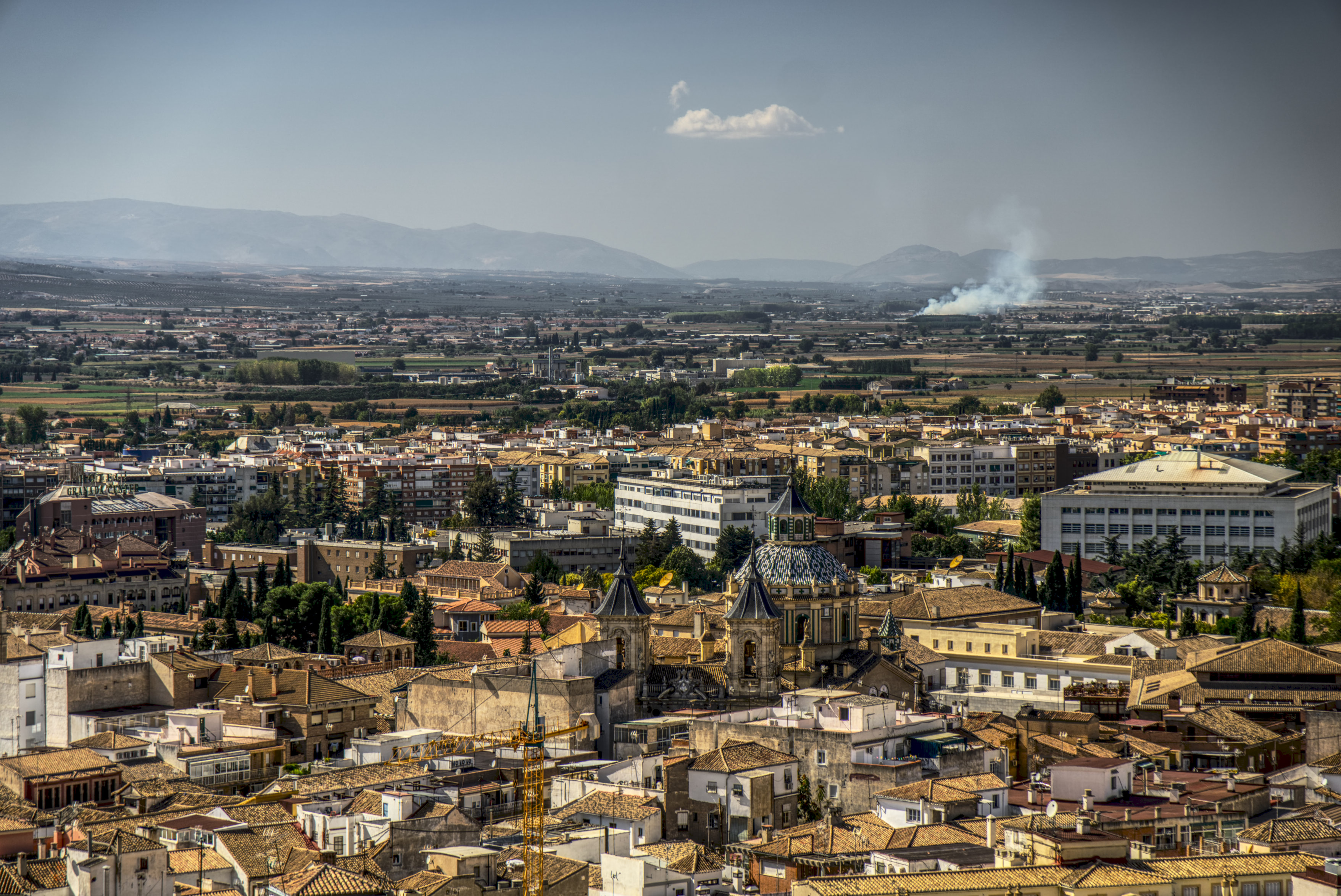 view on Granada using my tele-lense