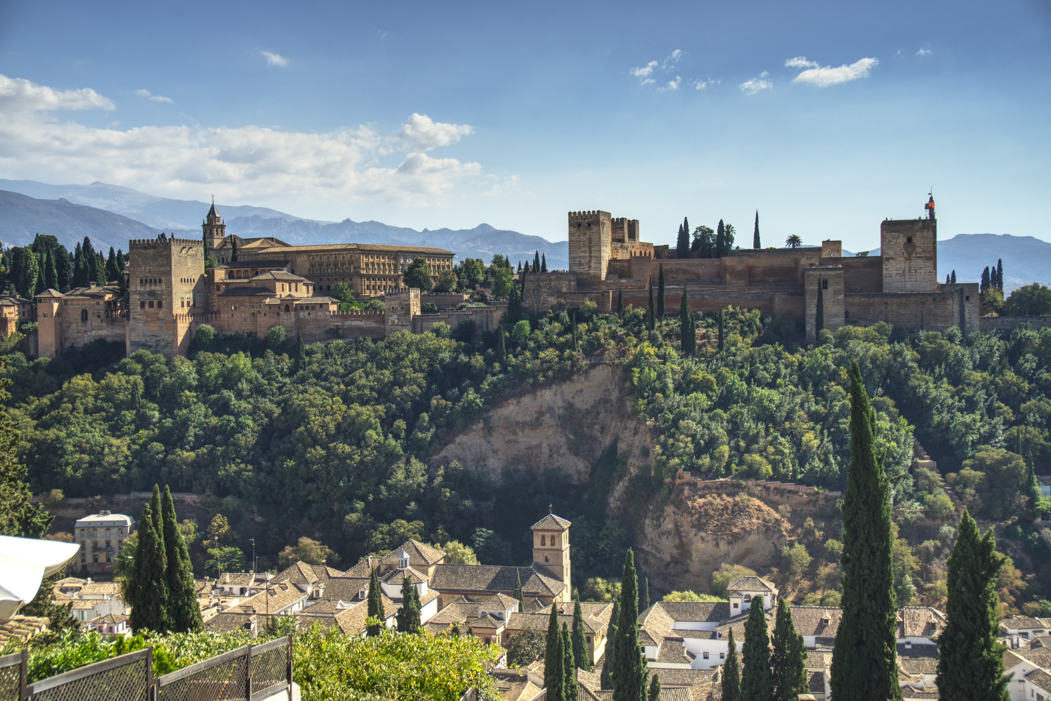 And the Alhambra itself, taken from Palaza de St. Nicolas