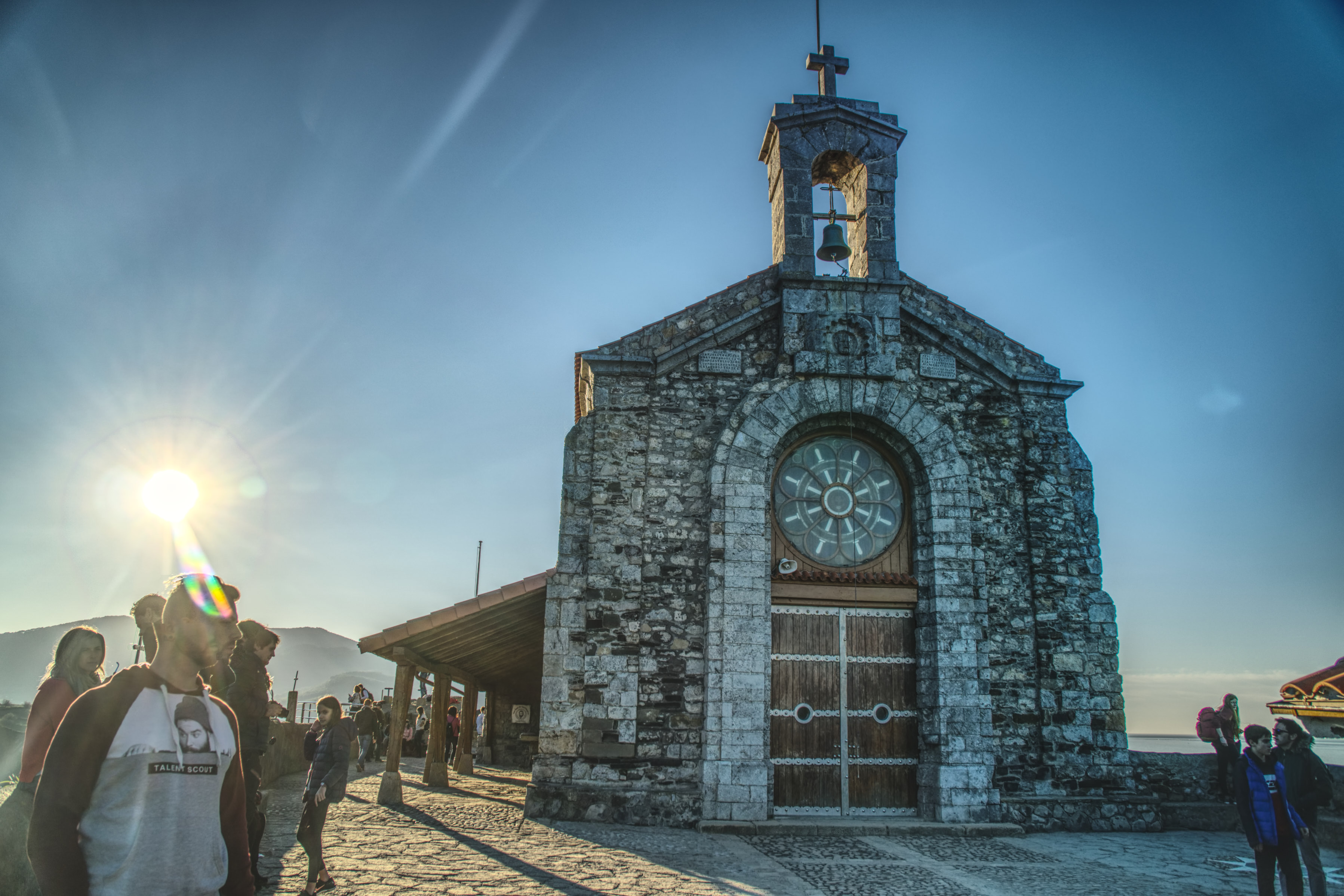 The chapel on top